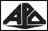 A logo / device mark for APD American Power Dev semiconductors