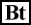 A logo / device mark for Bt Brooktree semiconductors