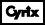 A logo / device mark for Cyrix Corp semiconductors