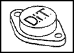 A logo / device mark for DiT Diode Transistor Co semiconductors