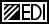 A logo / device mark for EDI Elec Designs semiconductors