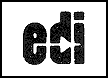 A logo / device mark for EDI Electronic Dev Inc semiconductors