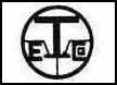 A logo / device mark for Electronic Transistors Corp semiconductors