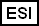 A logo / device mark for ESI Excel Semi semiconductors