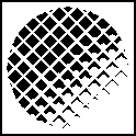 A logo / device mark for Genesis Microchip semiconductors