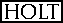 A logo / device mark for Holt Integrated Circuits semiconductors