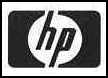 A logo / device mark for HP Hewlet Packard semiconductors