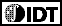 A logo / device mark for IDT Integrated Logic Tech semiconductors