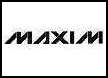 A logo / device mark for Maxim semiconductors