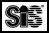 A logo / device mark for SIS Silicon Integrated Systems semiconductors