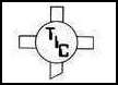 A logo / device mark for TIC Transistor International Corp semiconductors